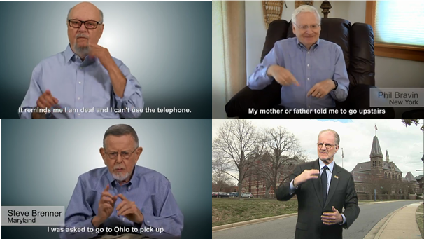 These Jewish Deaf people were instrumental to making of this video.