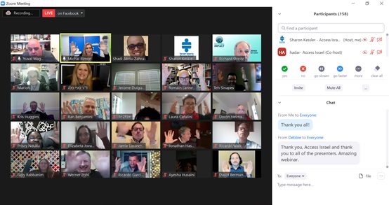 Photo: Access Israel's 7th International Webinar was a great success